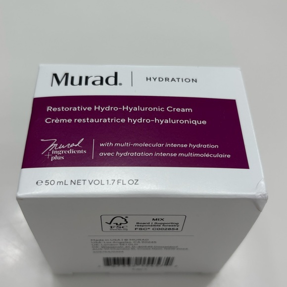 New murad hydration restorative hydro cream 1.7 oz